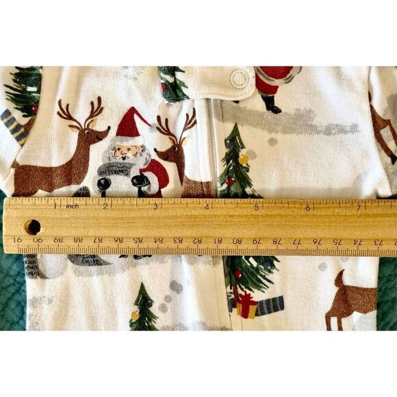 Pottery Barn Kids & Hatley Kids Bundle Christmas Santa Nursery Sleepwear Footsie - Picture 14 of 14